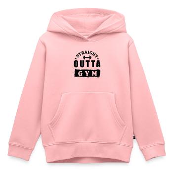 Fitness Shirt Workout Fitness Class Gift - Kids Premium Organic Hoodie - rose - Front - AI Model Kid Female (0cm)