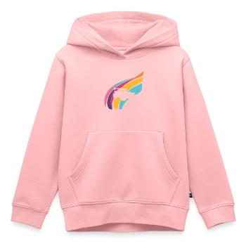 Voiture de sport voiture de course - Sweat Premium à capuche enfant bio - rose - Devant - AI Model Kid Female (0cm)