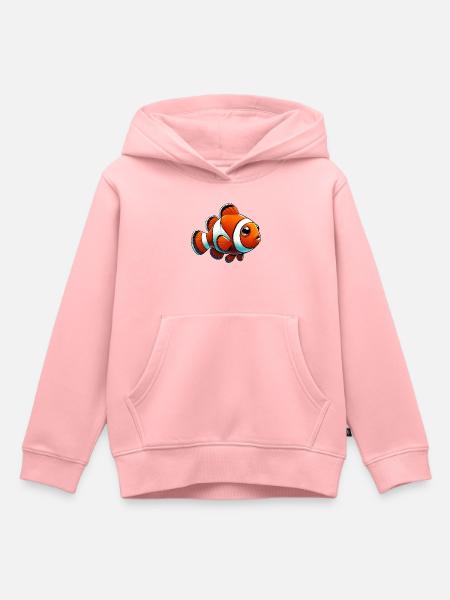 Clownfisch - Kinder Premium Organic Hoodie - Rosa