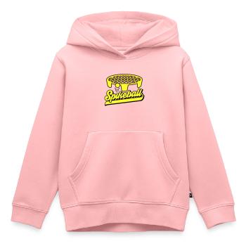 Farben änderbar | Roundnet Spikeball Fun - Kinder Premium Organic Hoodie - Rosa - Vorne - AI Model Kid Female (0cm)