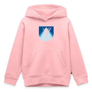 Entraîneur de gymnastique Turner Gymnastics Training - Sweat Premium à capuche enfant bio - rose - Devant - AI Model Kid Female (0cm)