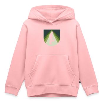 Jardinage Horticulture Fleur - Sweat Premium à capuche enfant bio - rose - Devant - AI Model Kid Female (0cm)