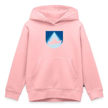 Kayak Kayak - Sweat Premium à capuche enfant bio - rose - Devant - AI Model Kid Female (0cm)