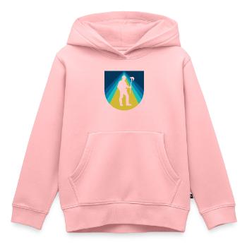 Mines de charbon - Sweat Premium à capuche enfant bio - rose - Devant - AI Model Kid Female (0cm)