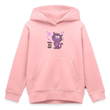 Can these eyes lie? - Kids Premium Organic Hoodie - rose - Front - AI Model Kid Female (0cm)