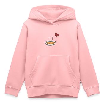 Food Soup - Kids Premium Organic Hoodie - rose - Front - AI Model Kid Female (0cm)