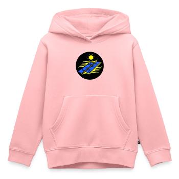 Photovoltaik Solar Energie - Kinder Premium Organic Hoodie - Rosa - Vorne - AI Model Kid Female (0cm)