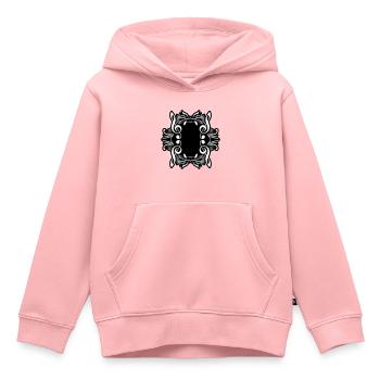 Music notes symbol music - Kids Premium Organic Hoodie - rose - Front - AI Model Kid Female (0cm)