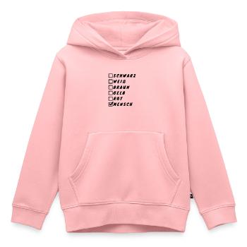 Gegen Rassismus & Gegen Rechts Antirassismus - Kinder Premium Organic Hoodie - Rosa - Vorne - AI Model Kid Female (0cm)