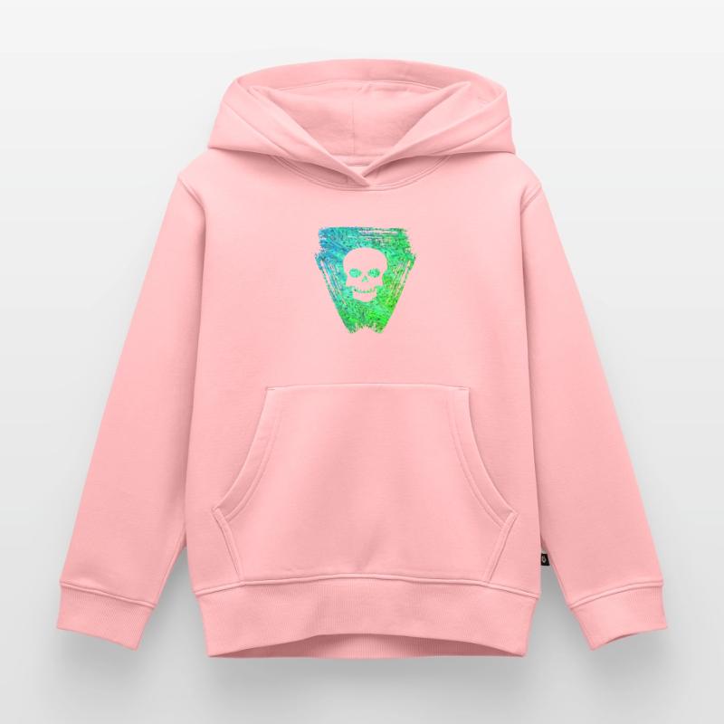 Cranio 2 E 5 Felpa Premium con cappuccio bambino bio