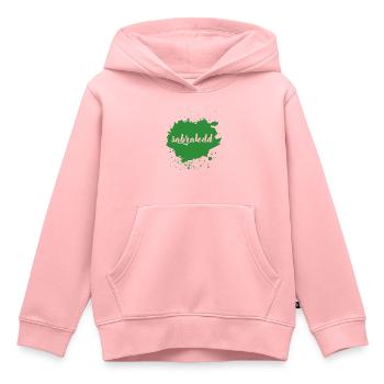 sabbralodd - franconian slang - Kinder Premium Organic Hoodie - Rosa - Vorne - AI Model Kid Female (0cm)