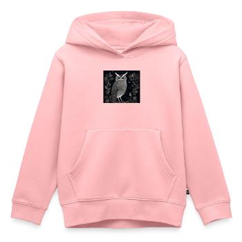 uhu uhu - Kinder Premium Organic Hoodie - Rosa - Vorne - AI Model Kid Female (0cm)