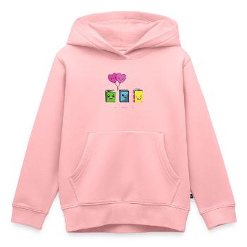 Livres Kawaii - Sweat Premium à capuche enfant bio - rose - Devant - AI Model Kid Female (0cm)