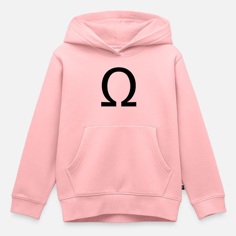 ohm - Sweat Premium à capuche enfant bio - rose