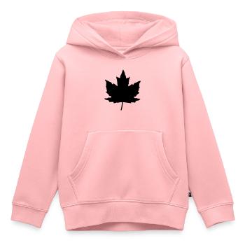 Ahornblatt - Kinder Premium Organic Hoodie - Rosa - Vorne - AI Model Kid Female (0cm)