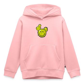 Smiley Cactus - Kinder Premium Organic Hoodie - Rosa - Vorne - AI Model Kid Female (0cm)