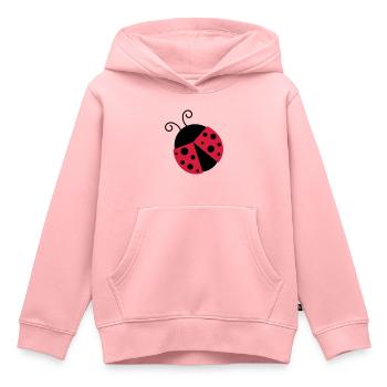 Little Ladybug Vector - Kids Premium Organic Hoodie - rose - Front - AI Model Kid Female (0cm)