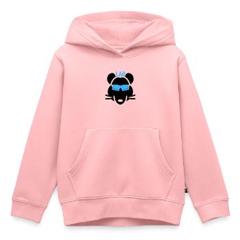 LAB RAT - MEDIZINISCHER LABORTECHNIKER - Kinder Premium Organic Hoodie - Rosa - Vorne - AI Model Kid Female (0cm)