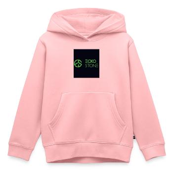 By ecko stone - Kinder Premium Organic Hoodie - Rosa - Vorne - AI Model Kid Female (0cm)