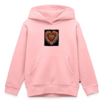present global peace awesome birthday present idea - Kids Premium Organic Hoodie - rose - Front - AI Model Kid Female (0cm)