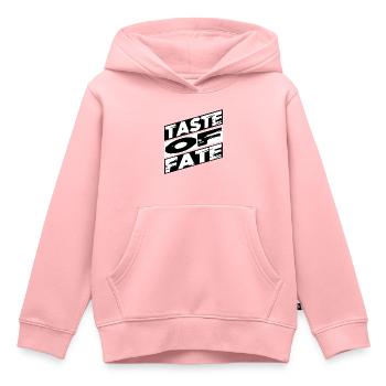 cadeau d’anniversaire anniversaire façonnant le destin - Sweat Premium à capuche enfant bio - rose - Devant - AI Model Kid Female (0cm)