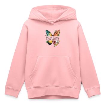 Mom Butterfly Flowers Best Mom Mother's Day - Kids Premium Organic Hoodie - rose - Front - AI Model Kid Female (0cm)
