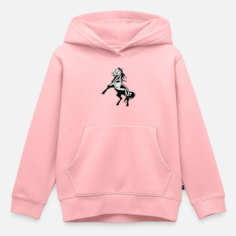 blockedTitle - Sweat Premium à capuche enfant bio - rose
