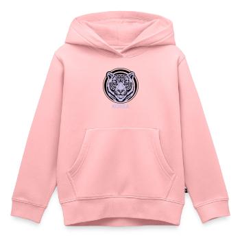 Korea - Kinder Premium Organic Hoodie - Rosa - Vorne - AI Model Kid Female (0cm)