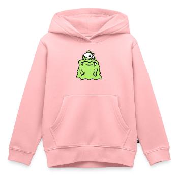 glibber schleim ekelig schleimig gesicht kopf mons - Kinder Premium Organic Hoodie - Rosa - Vorne - AI Model Kid Female (0cm)