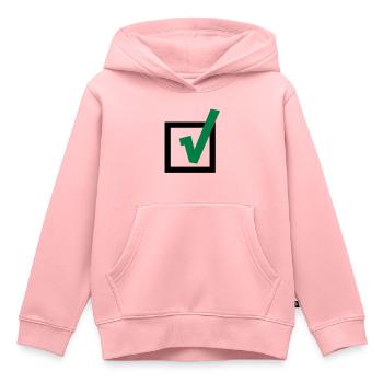 Haken - Kinder Premium Organic Hoodie - Rosa - Vorne - AI Model Kid Female (0cm)