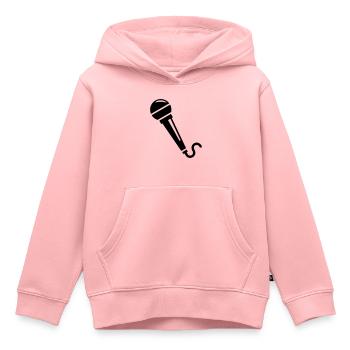 Mikrofon - Kinder Premium Organic Hoodie - Rosa - Vorne - AI Model Kid Female (0cm)