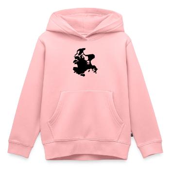 Rügen - Kinder Premium Organic Hoodie - Rosa - Vorne - AI Model Kid Female (0cm)