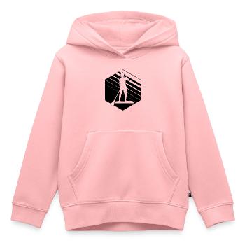 Standup Paddling Herren Stand Up Paddle Sup - Kinder Premium Organic Hoodie - Rosa - Vorne - AI Model Kid Female (0cm)