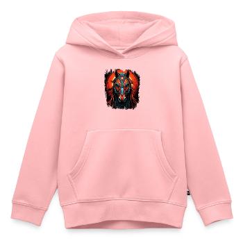 Mane Humor Sports Horse Quarter Horse Wild Horse - Kids Premium Organic Hoodie - rose - Front - AI Model Kid Female (0cm)