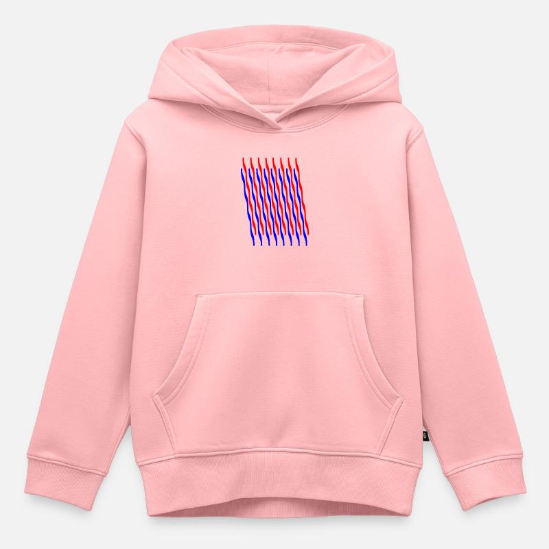 Zigzag 2 - Sweat Premium à capuche enfant bio - rose