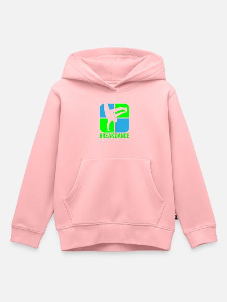 Breakdance - Kinder Premium Organic Hoodie - Rosa