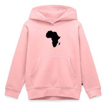 Afrika - schwarzer Kontinent - Kinder Premium Organic Hoodie - Rosa - Vorne - AI Model Kid Female (0cm)