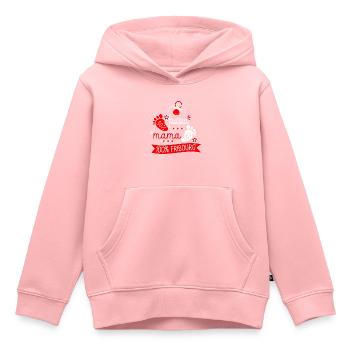 Geburt Fußballfans Fribourg - Kinder Premium Organic Hoodie - Rosa - Vorne - AI Model Kid Female (0cm)