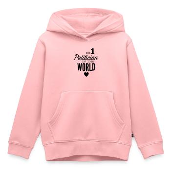 Bester Politiker der Welt - Kinder Premium Organic Hoodie - Rosa - Vorne - AI Model Kid Female (0cm)