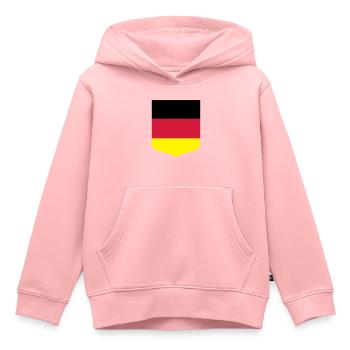 Allemagne - Sweat Premium à capuche enfant bio - rose - Devant - AI Model Kid Female (0cm)