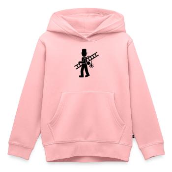 Schornsteinfeger - Kinder Premium Organic Hoodie - Rosa - Vorne - AI Model Kid Female (0cm)