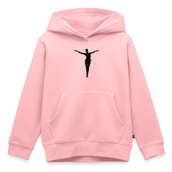 Die Tänzerin - Kinder Premium Organic Hoodie - Rosa - Vorne - AI Model Kid Female (0cm)
