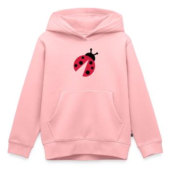 Ladybug - Kids Premium Organic Hoodie - rose - Front - AI Model Kid Female (0cm)
