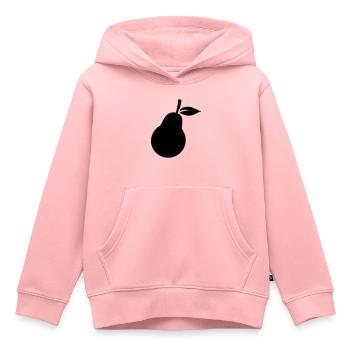 Poire - Sweat Premium à capuche enfant bio - rose - Devant - AI Model Kid Female (0cm)