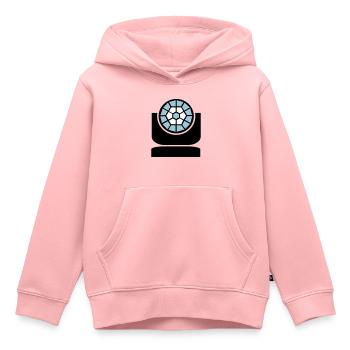 Movinglight - Kinder Premium Organic Hoodie - Rosa - Vorne - AI Model Kid Female (0cm)