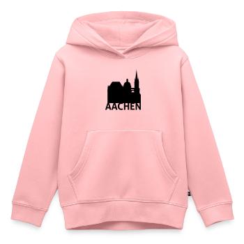 Aachen - Kinder Premium Organic Hoodie - Rosa - Vorne - AI Model Kid Female (0cm)