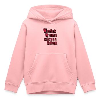 Winner Winner Chicken Dinner - Kids Premium Organic Hoodie - rose - Front - AI Model Kid Female (0cm)