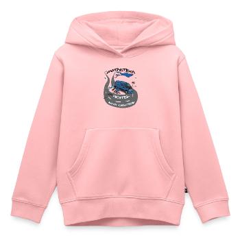 VANtastisch 640bl Hotel war gestern - Kinder Premium Organic Hoodie - Rosa - Vorne - AI Model Kid Female (0cm)