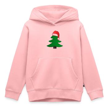 Weihnachtsbaum - Kinder Premium Organic Hoodie - Rosa - Vorne - AI Model Kid Female (0cm)