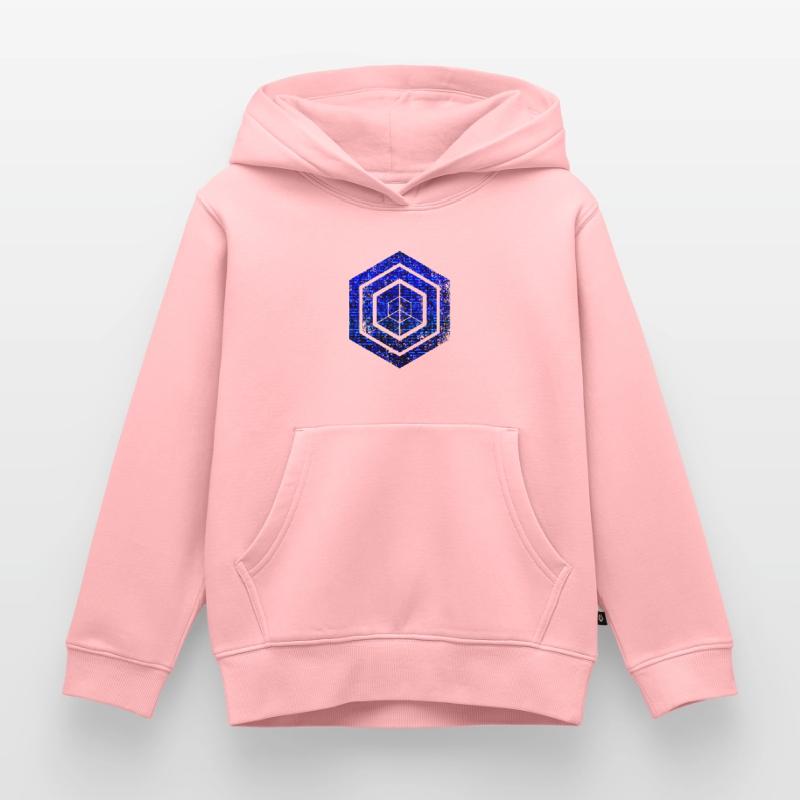 Hexagon-Programmierung Programmierer Codierung geometrisch Kinder Premium Organic Hoodie